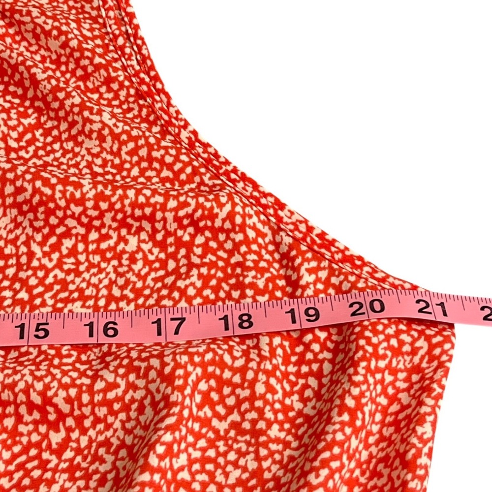 Allison Joy Evereve Dress Halter Coral Preppy Modest Summer Wedding Vacation - Picture 7 of 15